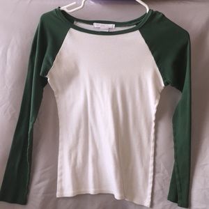 Charlotte Russe baseball tee